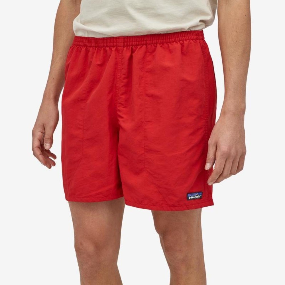 Patagonia Mens Baggies Lights Shorts M Red Ripstop Gorpcore Outdoor 7" Inseam